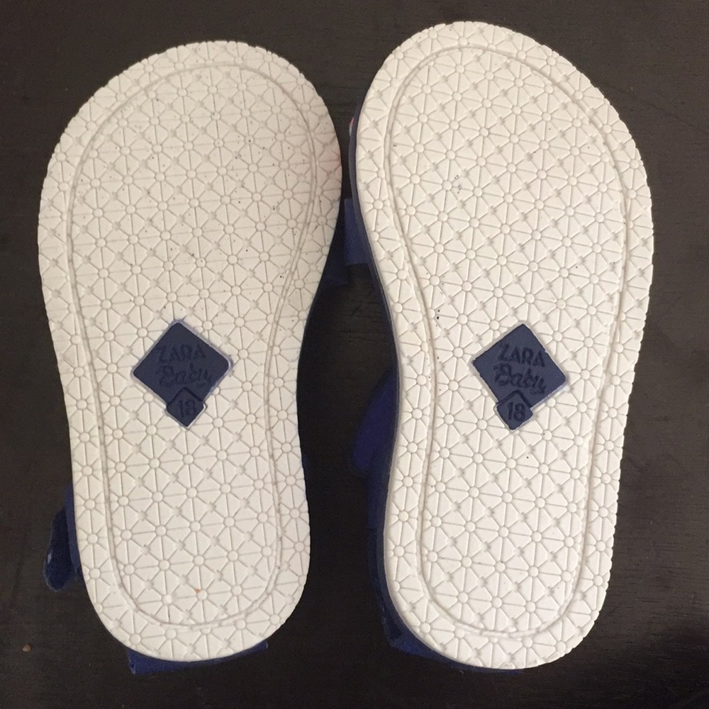 EUC Zara Baby Girl Sandals size 2.5 - Picture 4 of 4